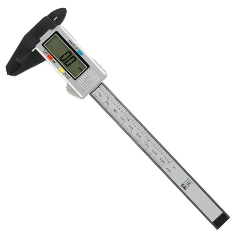 Paquímetro Digital 6" - Cursor Em Pvc - Eda