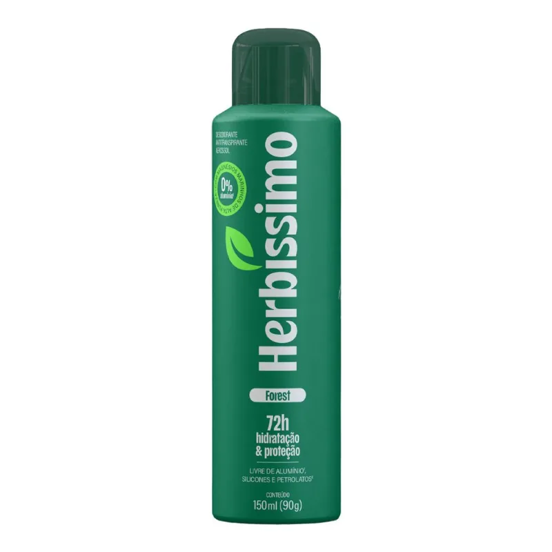 Desodorante Herbíssimo Zero Alumínio Forest 150ml Aerossol