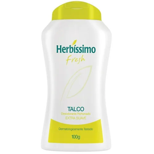 Talco Perfumado Herbíssimo 100g Fresh Unit - HERBISSIMO
