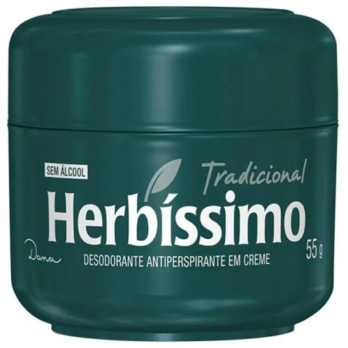 Desodorante Em Creme Herbíssimo 55g Tradicional Unit - HERBISSIMO