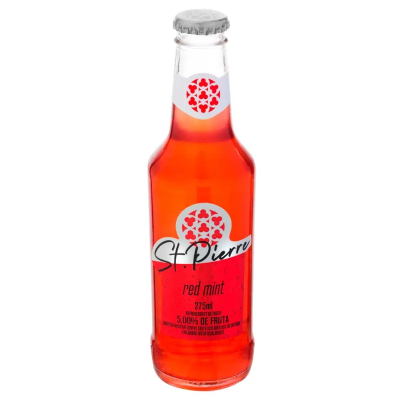 Água Tônica Red Mint St Pierre Garrafa 275ml