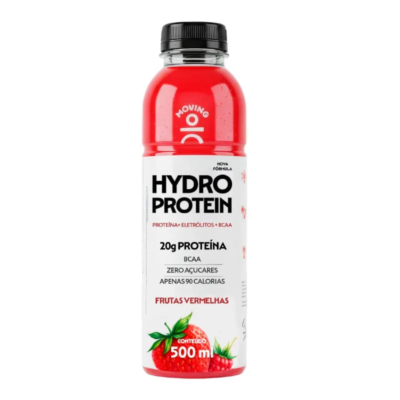 Isotônico Moving Hydro Protein 20g de Proteína Frutas Vermelhas 500ml - Moving - Isotônico