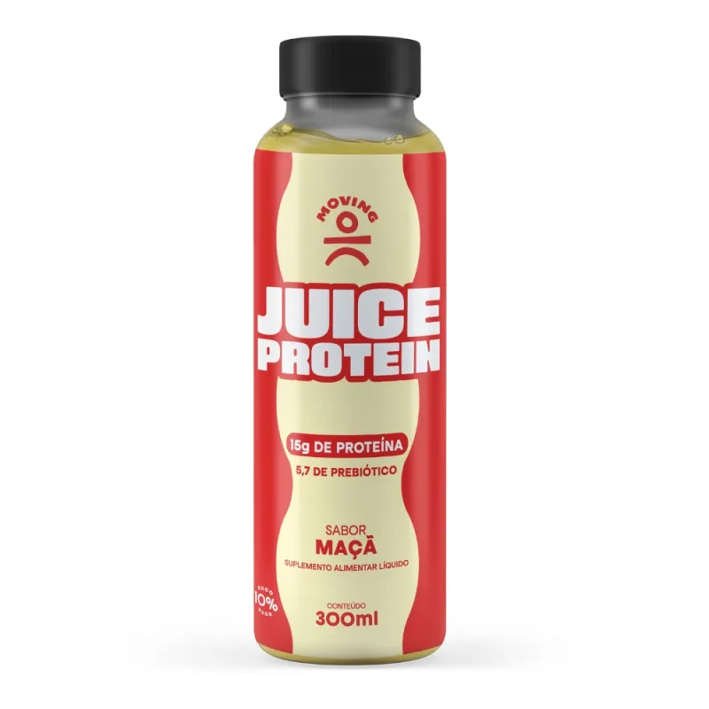 Suplemento Alimentar Líquido Maçã Juice Protein Moving 300ml - Moving