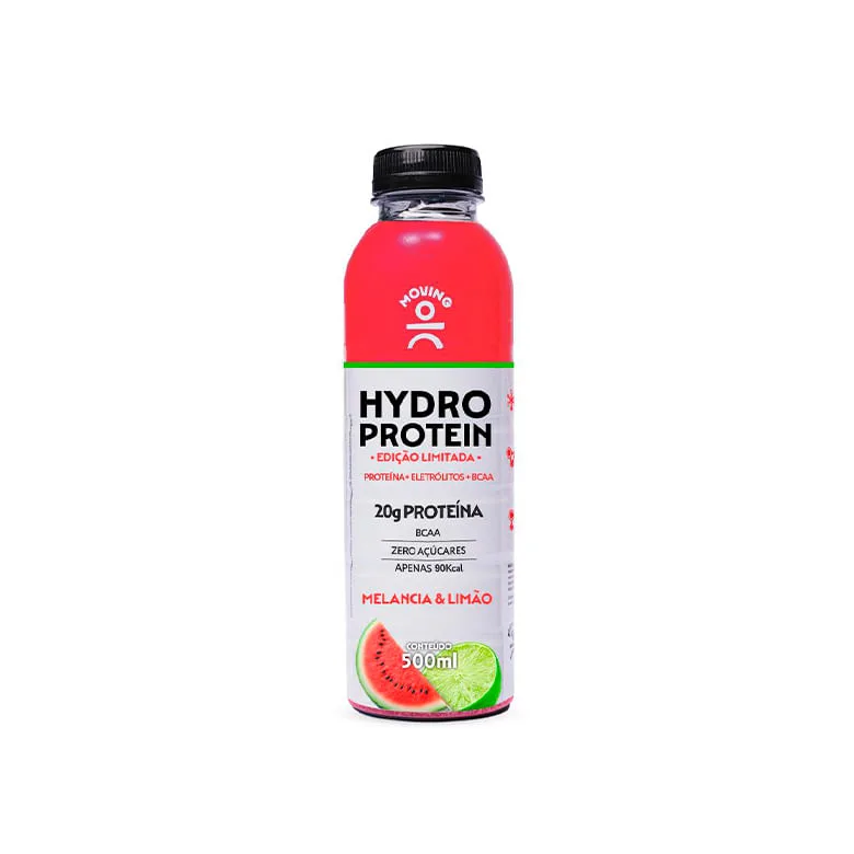 Bebida Moving Hydro Protein 20g Proteina Zero Açúcar Melancia e Limão 500ml - Moving - Bebidas Não Alcoólicas