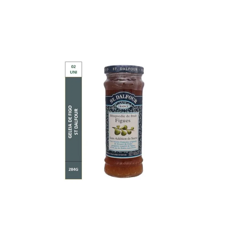 Geléia de Figo St Dalfour Pack 2 Unidades 284g Cada