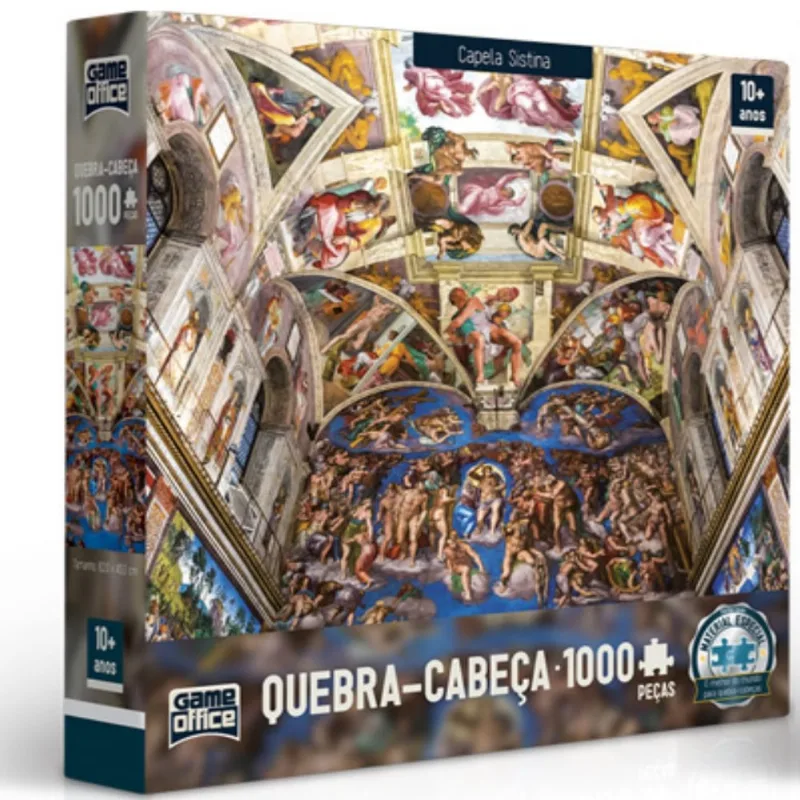 Quebra-Cabeça 1000 Peças - Capela Sistina