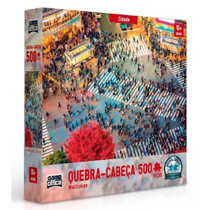 Quebra-Cabeça 500 Peças - Multidões - Cidade - Toyster