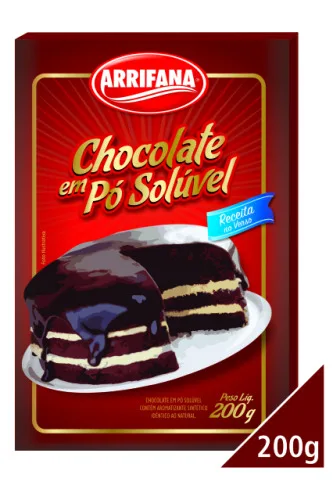 Chocolate Arrifana 200gr Po Soluvel - ARRIFANA - Mercearia