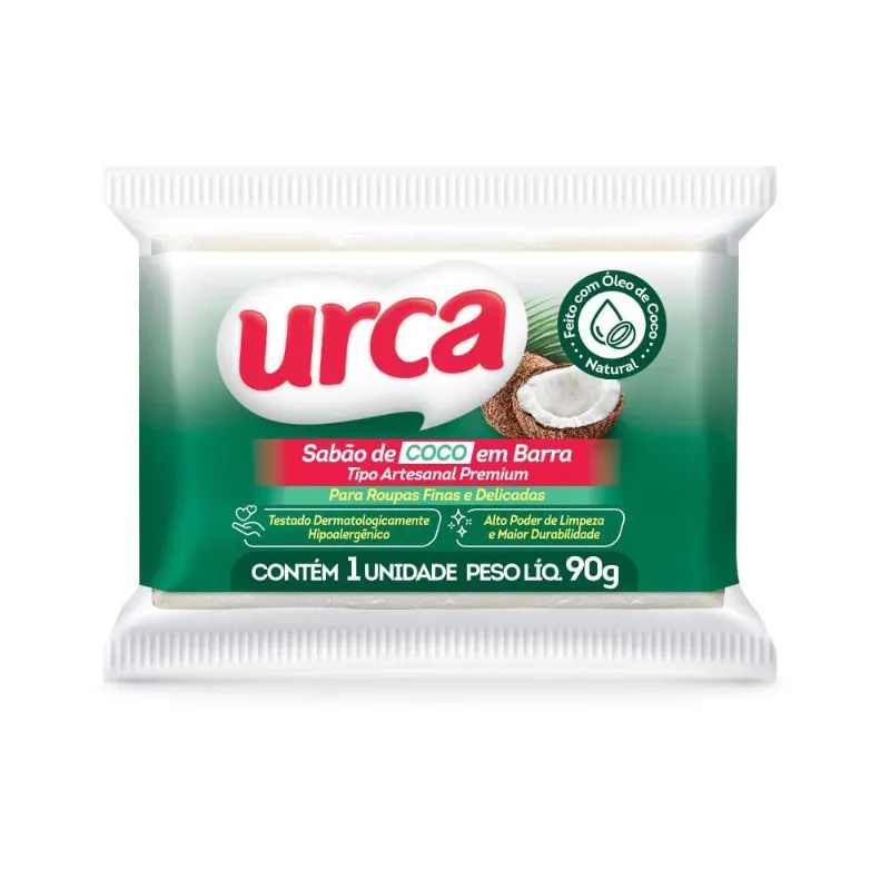 Sabão em Barra Coco Urca Flow Pack 90g