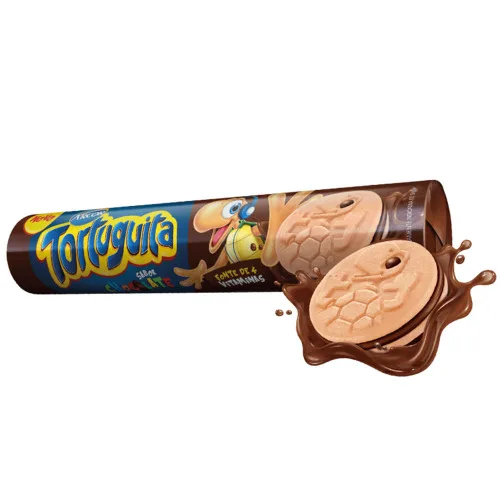 Biscoito Recheado Chocolate Tortuguita 130g Arcor - ARCOR - Mercearia
