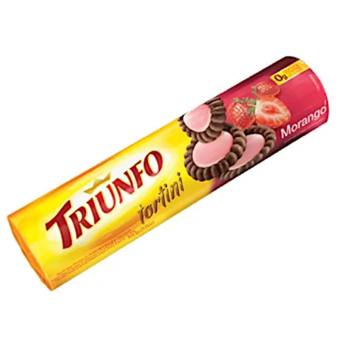 Bisc Triunfo Tortini 90g Morango - TRIUNFO - Mercearia