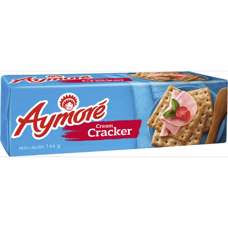 Biscoito Cream Cracker Aymoré Pacote 164g