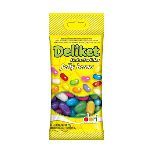 Deliket Jelly Beans Dori - GOSUPER - Mercearia