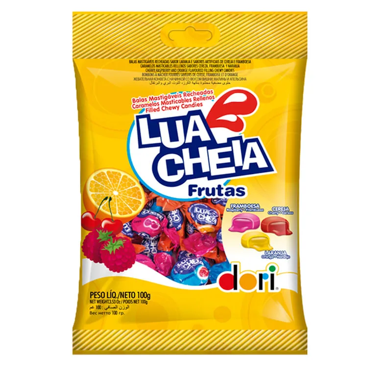 BALA DORI LUA CHEIA FRUTAS - DORI - Açúcares E Confeitaria