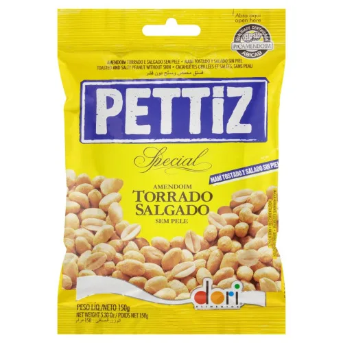 Amendoim Pettiz Dori Torrado S/pele - AMENDOIM - Mercearia