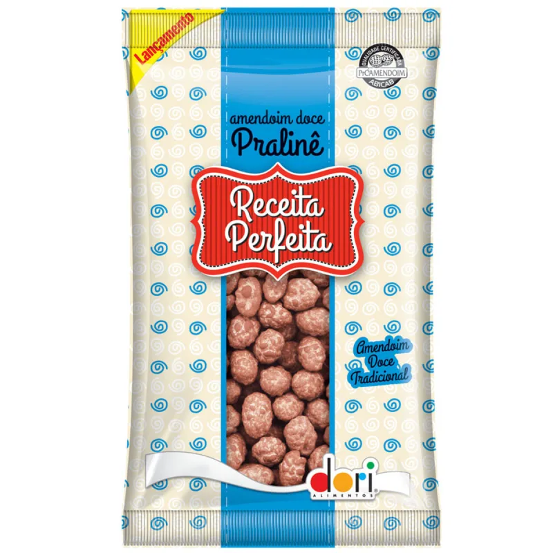 AMENDOIM PRALINE 500G DORI - PRALINE - Mercearia