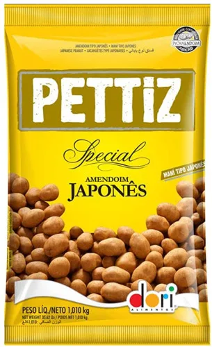 Amendoim Dori Pettiz Salgadinho Japones 1, - AMENDOIM - Mercearia