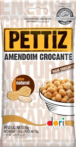 Amend.pettiz Dori 50g Natural - NATURAL - Mercearia