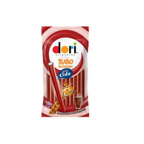 Bala Regaliz Dori 70g Tubo Rech Gota Cola - DORI