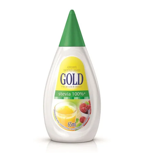 Adocante Gold Líquido. 100 Stevia - GOLD - Mercearia