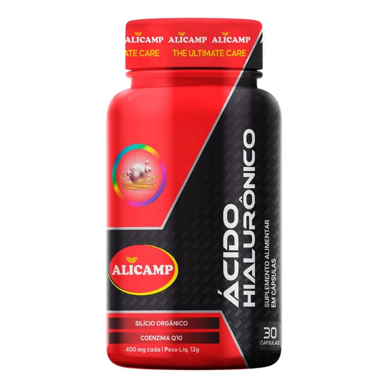 Ácido Hialurônico + Q10 + Silício 30 Cápsulas Alicamp