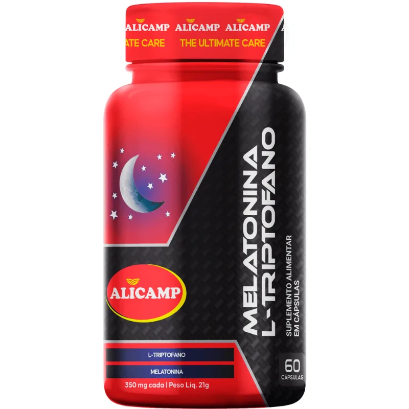 Melatonina + L-Triptofano 60 Cápsulas Alicamp