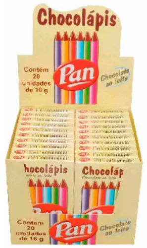 Chocolate Pan 6x20unidade Chocolateolapis - Mercearia