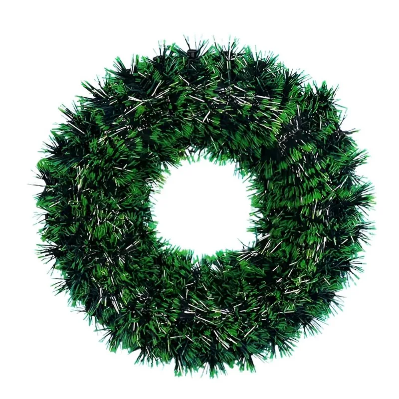 Guirlanda Pinho Artificial Liso Enfeite Verde Natalino 46cm