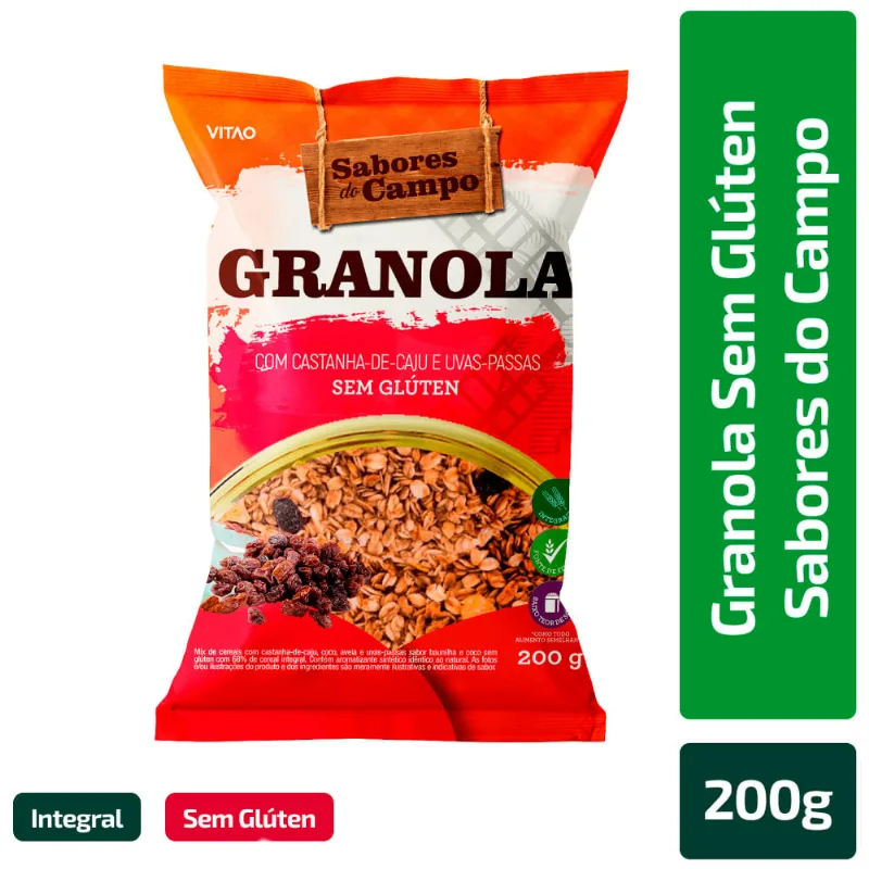 Granola Vitao Sabores Do Campo s/ Gluten 200g