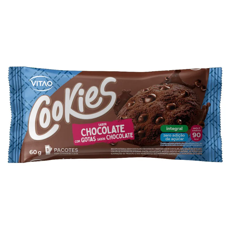 Cookies Vitao Zero Chocolate 60g