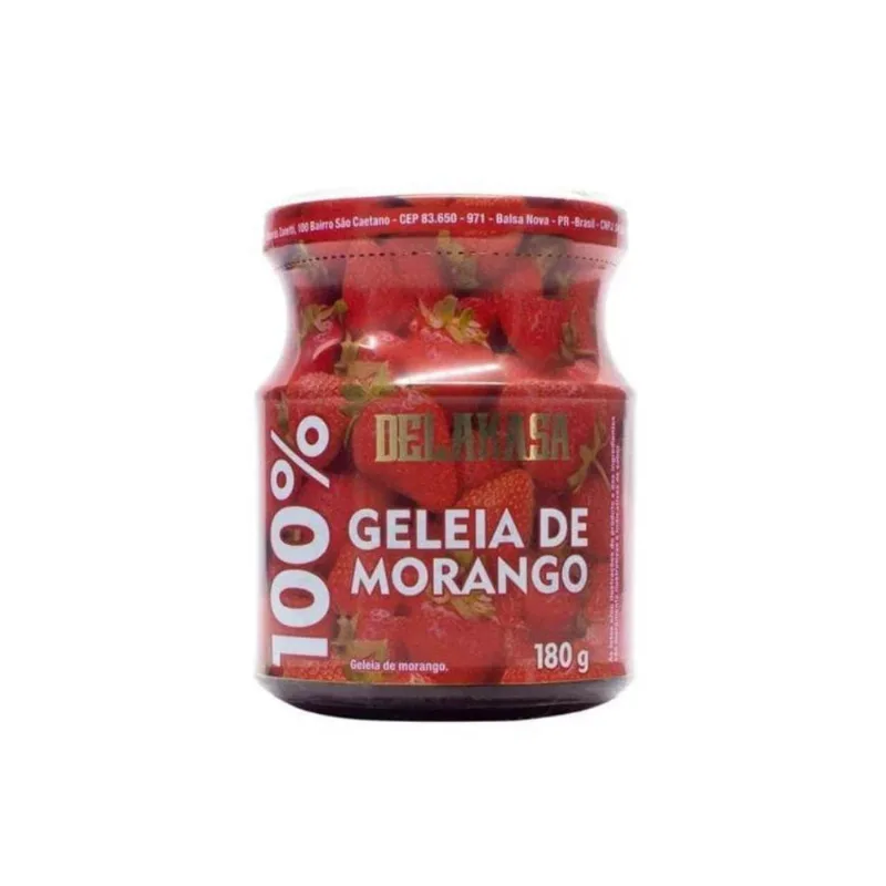 Geleia De Morango Delakasa 180G