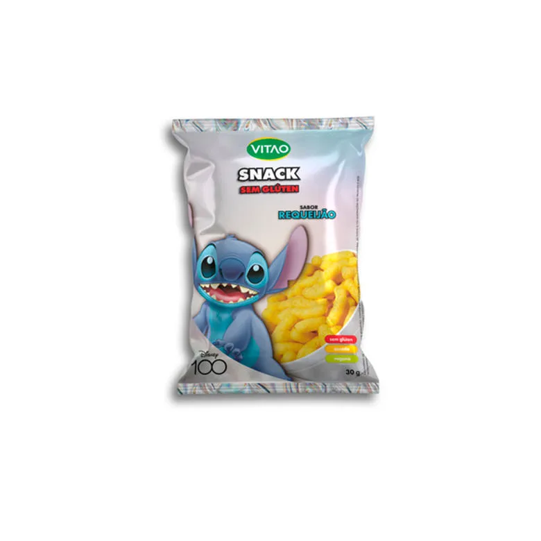 Snacks Vitao sem Glúten Requeijão 30g - Vitao - Mercearia