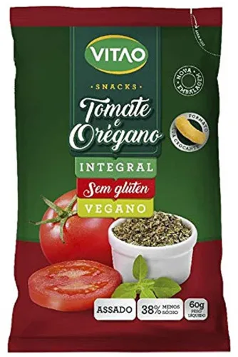 Snacks Tomate E Orégano Vitao - VITAO - Mercearia