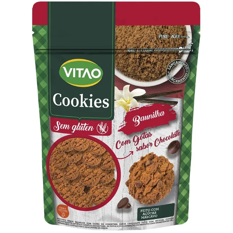 Cookies Vitao Baunilha sem Glúten 120g