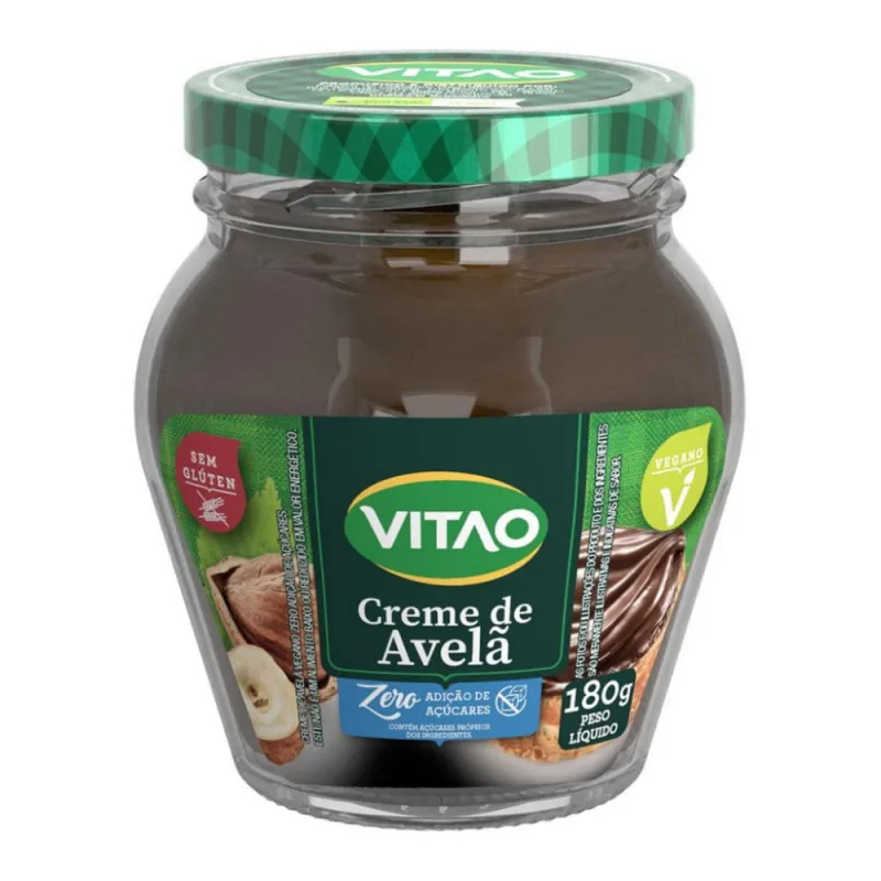 Creme de Avelã Vitao Vegano 180g - VITAO - Mercearia
