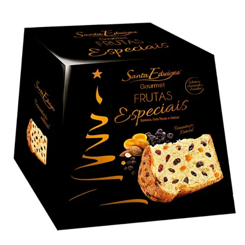 Panettone Santa Edwiges Gourmet 500g Frutas - SANTA EDWIGES
