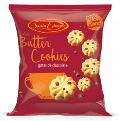 Bbisc Butter Cokies Gotas De Chocolate 100g - Mercearia