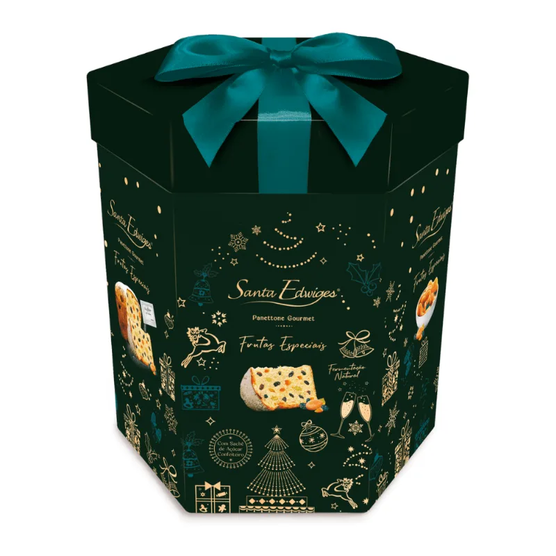 Panettone Santa Edwiges Gourmet Frutas Especiais 908g