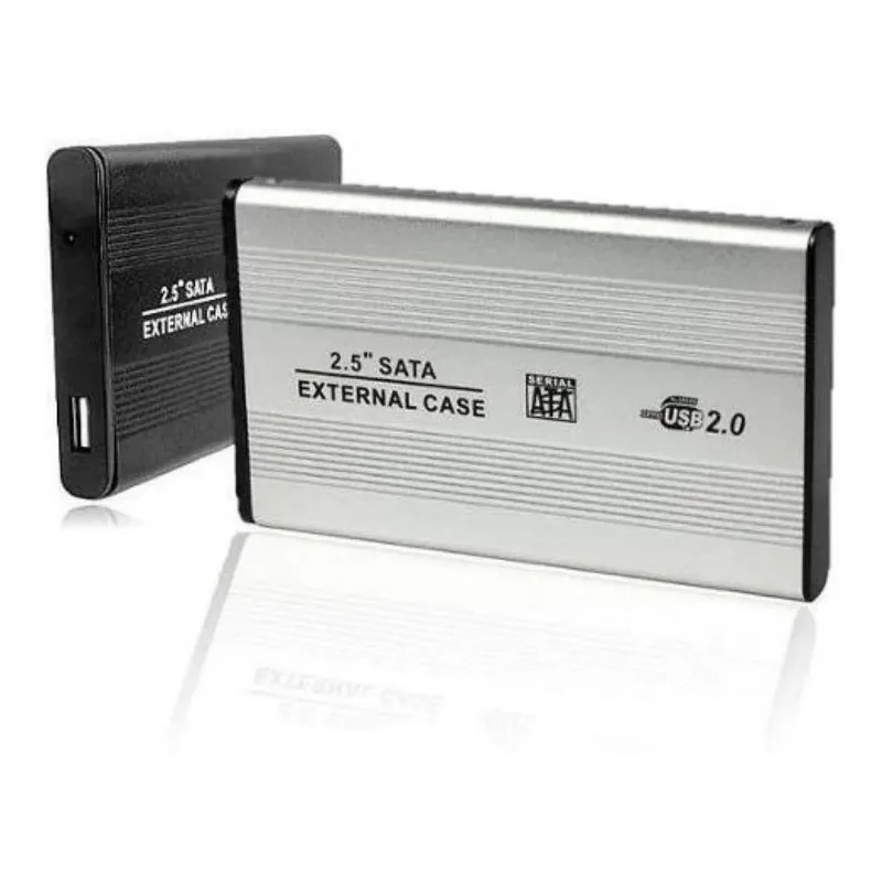 Case Hd 2,5 Sata Notebook Usb 2.0 Gaveta Alumínio Externo