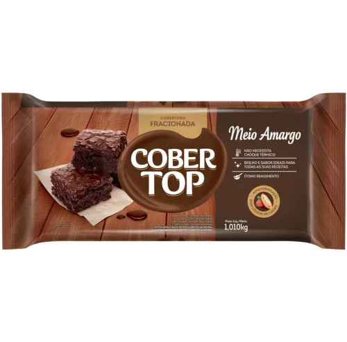 Chocolate Bel Cobertura Meio Amarga 1, - Mercearia