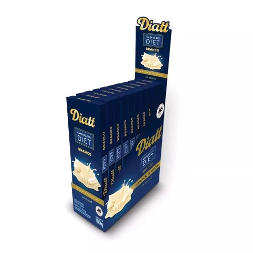 Diatt Tablete Branco Display 12x25gr Diatt - DIATT