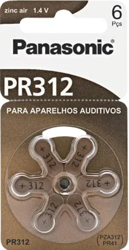Bateria Auditiva Panasonic Pr312h - PANASONIC - Bazar