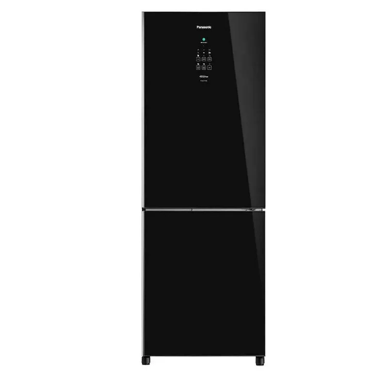 Geladeira Panasonic Inverter Black Glass Frost Free 425 Litros Preto 110V NR-BB53GV3BA