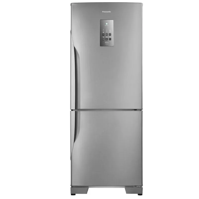 Geladeira 2 Portas 425 Litros Frost Free Aço Escovado Panasonic 220V BB53PV3