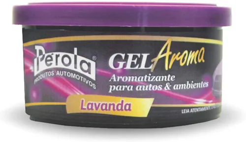 Odorizante Auto Gel Perola 60g Lavanda - PEROLA - Higiene E Beleza