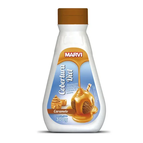Cobert P/ Sorvete Marvi Diet Caram - MARVI - Mercearia