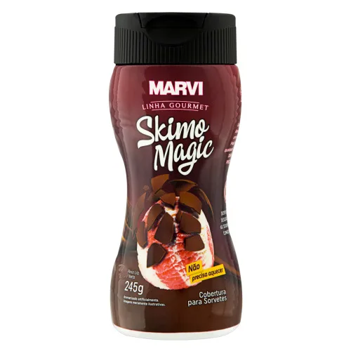 Cobertura P/sorvete Skimo Magic Chocolate 245g - MARVI