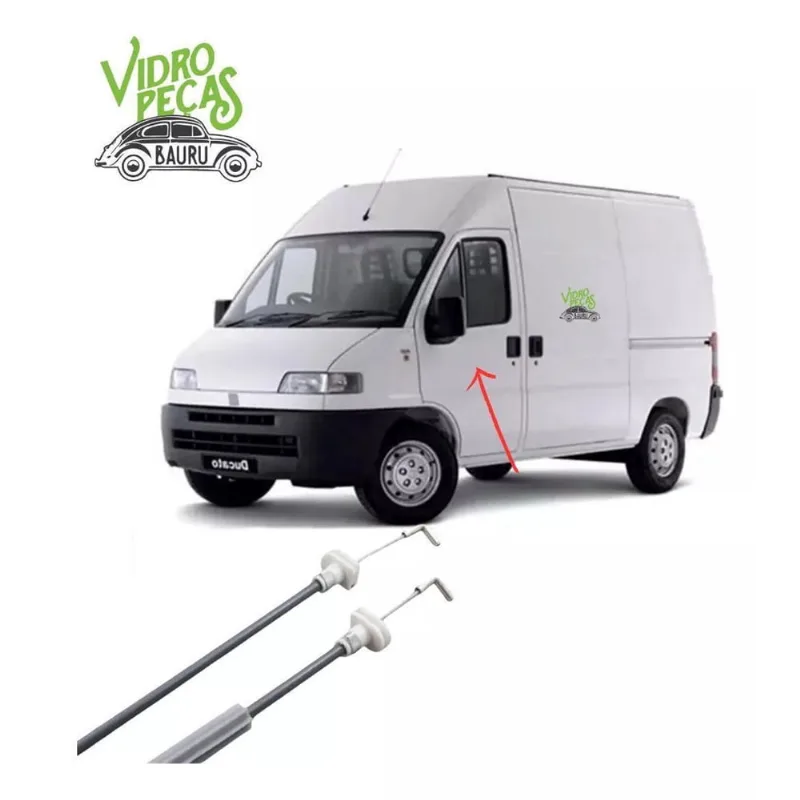 Cabo Aco Acionador Fechadura Esquerda Ducato Apos 2006