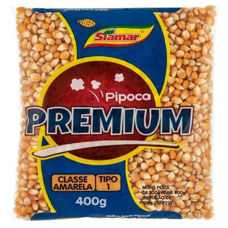 Milho Pipoca Siamar Premium 400g