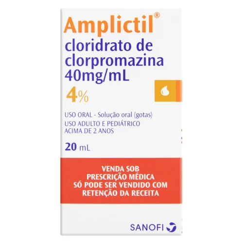 AMPLICTIL 40MG ML SANOFI CAIXA 20ML GOTAS - SANOFI